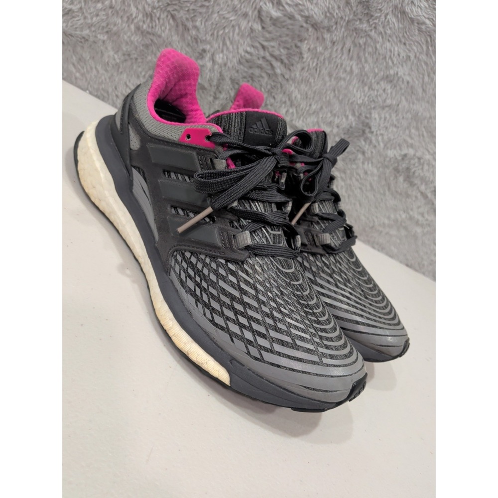 Adidas Energy Boost GrayPink Athletic Running Walking Shoes BB3456 Women Sz 7.5